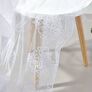 Тюль фатин с вышивкой Дайнеко біла, фото 1