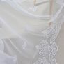 Тюль фатин с вышивкой Дайнеко біла, фото 3