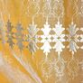 Тюль сетка с вышивкой Венеция золото, фото 1