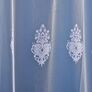 Тюль сітка з вишивкою Bozan V-31 біла, фото 4 Тюль сітка з вишивкою Bozan V-31 біла, фото 4