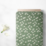 The fabric is staple twill with a print пролісок олива, фото 2 The fabric is staple twill with a print пролісок олива, фото 2