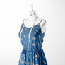 The fabric is staple twill with a print нарцис денім, фото 3 The fabric is staple twill with a print нарцис денім, фото 3