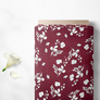The fabric is staple twill with a print Лайла бордо, фото 2 The fabric is staple twill with a print Лайла бордо, фото 2