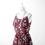 The fabric is staple twill with a print Лайла бордо, фото 3 The fabric is staple twill with a print Лайла бордо, фото 3