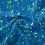 The fabric is staple twill with a print барвінок денім, фото 1 The fabric is staple twill with a print барвінок денім, фото 1