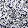 The fabric is staple twill with a print цвітіння білий, фото 1 The fabric is staple twill with a print цвітіння білий, фото 1