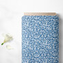 The fabric is staple twill with a print цвітіння денім, фото 2 The fabric is staple twill with a print цвітіння денім, фото 2