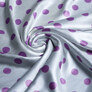 Dress fabric satin silk stretch — lightweight fabric for dresses, blouses, pajamas, and accessories. горошок блакитний, фото 1 Dress fabric satin silk stretch — lightweight fabric for dresses, blouses, pajamas, and accessories. горошок блакитний, фото 1