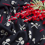 Dress Viscose Staple Fabric, Brandi, 115 g/m2 ключі чорний, фото 3 Dress Viscose Staple Fabric, Brandi, 115 g/m2 ключі чорний, фото 3