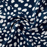 Тканина плательна штапель лайт хмаринки темно синій, фото 1