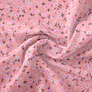 Тканина штапель  дрібноцвіт пудра, фото 1