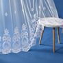 Тюль сітка з вишивкою Майя V-beyaz , фото 4 Тюль сітка з вишивкою Майя V-beyaz , фото 4