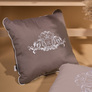Pillow ROYAL with an embroidery of ТМ IDEIA 45х45 cm шоколад, фото 4