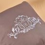 Pillow ROYAL with an embroidery of ТМ IDEIA 45х45 cm шоколад, фото 5