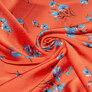 Ткань плательная атлас крэш Ніно корал, фото 1