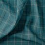Тканина костюмна Renzzo Ricci клітина сіро бірюзова, фото 2
