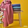 Простирадло махрове бавовняна TM IDEIA 150х200 см pink, фото 4