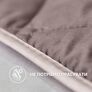 Reversible throw 100×135 cm IDEIA for armchair, sofa, hypoallergenic, durable stitching, sofa cover шоколад/беж, фото 4