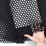 Тканина гіпюр Надія кільце чорний, фото 3 Тканина гіпюр Надія кільце чорний, фото 3