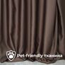 Solid-colored blackout curtain fabric V-55 шоколад, фото 4
