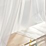 Тюль сетка Leon V-002 молоко, фото 4 Тюль сетка Leon V-002 молоко, фото 4