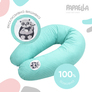 Nursing pillow TM PAPAELLA 30х190 cm горошок ментол, фото 2
