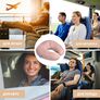 Подушка рогалик 32х32 см Travel IDEIA для подорожей, для шиї та голови, дорожня, антиалергенна беж, фото 6