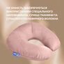 Подушка рогалик 32х32 см Travel IDEIA для подорожей, для шиї та голови, дорожня, антиалергенна беж, фото 7