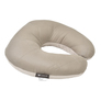Подушка рогалик 32х32 см Travel IDEIA для путешествий для шеи и головы дорожный антиаллергенный сірий/беж, фото 1