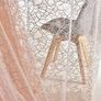 Тюль жаккард Джена  V-P4238 пудра, фото 2 Тюль жаккард Джена  V-P4238 пудра, фото 2