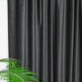 Ткань портьерная однотонная Бархат. 295 см, 365 гр/м2, шторная ткань, ткань для штор, шторы, портьеры, гардины, ткань гардинная V-58 графіт, фото 1