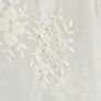 Тюль сетка с вышивкой Акация V-02 крем, фото 6 Тюль сетка с вышивкой Акация V-02 крем, фото 6