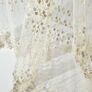 Тюль сітка з вишивкою Іванка V- tprk-vzn візон золото, фото 3 Тюль сітка з вишивкою Іванка V- tprk-vzn візон золото, фото 3