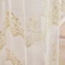 Тюль сетка с вышивкой Марфа V-золото, фото 3