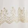 Тюль сетка с вышивкой Марфа V-золото, фото 5