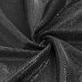 Трикотаж блеск Сенсация срібло на чорному, фото 1