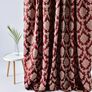 Тканина портьєрна жакардова Фіона V-601 бордо, фото 5