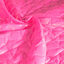 Ткань плащевая стеганная с утеплителем неон рожева зірки, фото 3