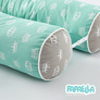 Бортик валики 2 шт захисні у дитяче ліжечко ТM PAPAELLA 60х15 см, 120х15 см бавовна корона м`ята/корона беж, фото 13 Бортик валики 2 шт захисні у дитяче ліжечко ТM PAPAELLA 60х15 см, 120х15 см бавовна корона м`ята/корона беж, фото 13