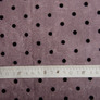 Stretch mesh fabric Peas with flock дрібна бордо, фото 4