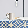 Скатертина з водовідштовхувальним просоченням IDEIA 140х170 см бавовна візерунок синя V-28, фото 3 Скатертина з водовідштовхувальним просоченням IDEIA 140х170 см бавовна візерунок синя V-28, фото 3