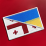 Set of chevrons on Velcro Ukraine and Georgia 3 шт, фото 8 Set of chevrons on Velcro Ukraine and Georgia 3 шт, фото 8