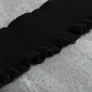 Манжет трикотажный довяз для рукавов и воротников рюш чорний, фото 4 Манжет трикотажный довяз для рукавов и воротников рюш чорний, фото 4