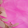 Тканина органза хамелеон смуги яскраво рожева, фото 4