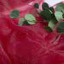 Тканина органза хамелеон смуги т/червона, фото 3