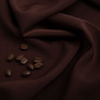 Ткань костюмная Alex, 150 см, 228 гр/м2, для одежды, платьев, костюмов, юбок коричнева, фото 3