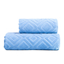 Terry jacquard towel TM IDEIA 70х140 cm блакитний , фото 1