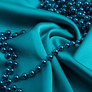 Тканина костюмна SCARLETT light, 145 см, 260 гр/м2, блискуча тканина, тканина для вечірньої сукні, атласна тканина, шовкова тканина бірюза ментол, фото 3