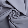 Тканина костюмна Лазуріна твіл, 140 см, 207 гр/м2, для одягу, плаття, костюмів, спідниць сіра, фото 1