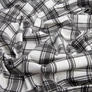 Тканина бязь ранфорс для постільної білизни, бавовна, 130 гр/м2, 240 см клітинка біла, фото 2